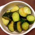ぷちぷちかなこ's cooksnap of when they made 簡単美味しい ピリ辛キュウリ.