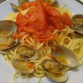 K/S's cooksnap of when they made トマトとあさりのスープパスタ.