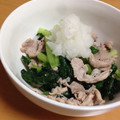 ySa0ri's cooksnap of when they made 簡単！牛肉と小松菜のおろしのっけ盛り.