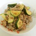 りんご華☆1219's cooksnap of when they made ズッキーニと挽き肉の梅風味炒め.