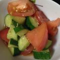おまめちゃん♪'s cooksnap of when they made 超簡単☆トマトときゅうりのゴマぽんマリネ.