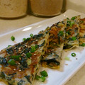 maki★'s cooksnap of when they made ご飯ススム☆甘辛ひき肉とワカメの卵焼き.
