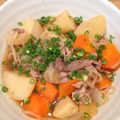 おぶたさま★'s cooksnap of when they made ささっと簡単豚肉じゃが.