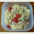 miya_tomo's cooksnap of when they made お弁当はトマトとシソの冷製パスタ.