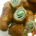 nanami♬'s cooksnap of when they made 豚肉シソチーズ巻き☆　お弁当にも♬.