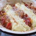 O×P★'s cooksnap of when they made フレッシュトマトとポテトの縞々グラタン.