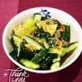 ＭｉｙａＣｏ's cooksnap of when they made たたきキュウリ♪ゴマ油の風味で韓国風に.