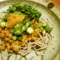 モミの実's cooksnap of when they made （オクラと青シソ•梅干し•納豆）ネバそば.