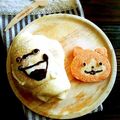 ＴＷＯＨＥＡＲＴＳ's cooksnap of when they made 白パンで妖怪ウォッチウィスパー♪キャラ弁.