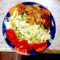 ののっく's cooksnap of when they made サラダ風冷やし中華.