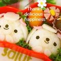 ruruchirin's cooksnap of when they made キャラ弁☆プードルちゃん♪.