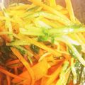 シナニコ's cooksnap of when they made 【簡単！】水菜とにんじんのウェイバー炒め.