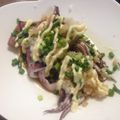 aicafe's cooksnap of when they made さっぱりうまーい♡烏賊姿おろしマヨポン酢.