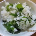 ちゃみ's cooksnap of when they made わかめご飯を塩麹で。.