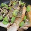 ちゃみ's cooksnap of when they made 鮭しめじ空豆のソテーバター醤油風味.
