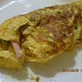 ちゃみ's cooksnap of when they made 丸ごとハム入りオムレツ♪.