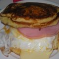 abumix's cooksnap of when they made なんちゃってマックグリドル♪.