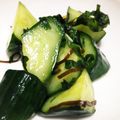 ポコ31's cooksnap of when they made さっぱり☆大葉塩昆布きゅうり☆.