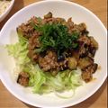 ハマカヨ's cooksnap of when they made なすの和風ジャージャーそうめん.