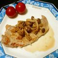 mof0124's cooksnap of when they made 豚肉のキノコポン酢バターのせ.
