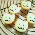 70cafe's cooksnap of when they made おヒゲがキュートなにゃんこクッキー♡.