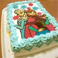すうぃ〜つ◎'s cooksnap of when they made アナと雪の女王 デコレーションケーキ.