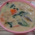くっくのん's cooksnap of when they made 帆立とチンゲンサイのクリーム煮.