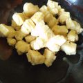 kana叶's cooksnap of when they made 【農家のレシピ】干し餅のおかき.