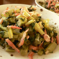おしす's cooksnap of when they made 大根葉と桜エビの炒め物.