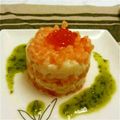 はまぢちか's cooksnap of when they made スモークサーモンとホタテのオードブル.
