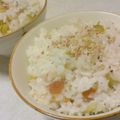 papikun's cooksnap of when they made 大根葉入り☆うめジャコご飯.