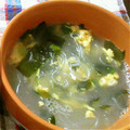 ばぶﾁｬﾝ's cooksnap of when they made 簡単☆春雨の中華スープ.
