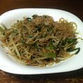 マキのの's cooksnap of when they made レンジで簡単！しらたき焼きそばを作りまし.