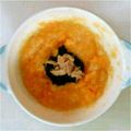 アスカ行きます's cooksnap of when they made 離乳食*中期～『ツナと青菜のたまご粥』.
