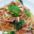 ジョンリークッカー's cooksnap of when they made ベーコンのトマトソースパスタ☆娼婦風.