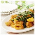 ババガレイ's cooksnap of when they made パパッと♪にんにくの芽とおあげの炒め物.