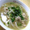 gonnanmama's cooksnap of when they made もやしと豚肉ときのこのスープ♪.