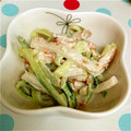 フラワーサニー's cooksnap of when they made きゅうりとちくわの胡麻マヨ和え.