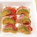 yodaiking's cooksnap of when they made トマト、アボカド、生ハムのお洒落おつまみ.