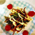 ＊アベリ＊'s cooksnap of when they made ～いかとほうれん草のこくうま炒め～.