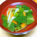 あ～ちゃんさ～ちゃん's cooksnap of when they made 青梗菜の中華スープ.