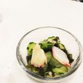 mami☆tomo's cooksnap of when they made ﾜｶﾒとｷｭｳﾘの酢の物.
