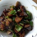 うしおだ's cooksnap of when they made ご飯がすすむ♡茄子とピーマンの味噌炒め.