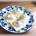 わらし's cooksnap of when they made チーズ未使用deレアチーズ風デザート.