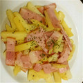 梨大好き's cooksnap of when they made 簡単★ジャガイモとベーコンでウマ炒め！！.