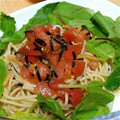 ayacook♡'s cooksnap of when they made トマトとお茶漬けで！和風冷製スパゲッティ.