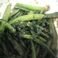 stw's cooksnap of when they made かぶの葉のナムル.