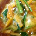 sorairo78's cooksnap of when they made 人参とほうれん草も天津飯！.
