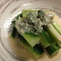 まーきー♪'s cooksnap of when they made 大葉味噌マヨ胡瓜.