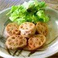 nono8008's cooksnap of when they made ♡超簡単レンコン挽肉照り焼き♡.